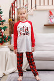 Familie Rode Plaid Merry Christmas Pyjama Sets