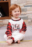 Familie Rode Plaid Merry Christmas Pyjama Sets