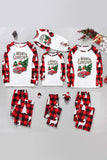 Plaid Bedrukte Familie Kerst Pyjama