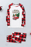 Plaid Bedrukte Familie Kerst Pyjama