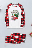 Plaid Bedrukte Familie Kerst Pyjama