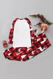 Plaid Bedrukte Familie Kerst Pyjama