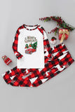 Plaid Bedrukte Familie Kerst Pyjama