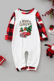 Plaid Bedrukte Familie Kerst Pyjama