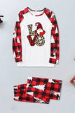 Plaid Bedrukte Familie Kerst Pyjama