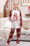 Plaid Matching Familie Kerst Pyjama met Sneeuwvlok