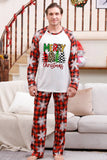 Plaid Matching Familie Kerst Pyjama met Sneeuwvlok