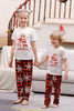 Afbeelding in Gallery-weergave laden, Familie bijpassende kerstpyjama met rode plaid