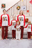 Afbeelding in Gallery-weergave laden, Bijpassende familie kerst rode geruite pyjama