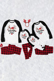 Plaid Kerst Matching Familie Print Pyjama