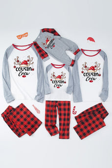 Plaid Kerst Matching Familie Print Pyjama