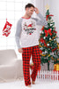 Afbeelding in Gallery-weergave laden, Plaid Kerst Matching Familie Print Pyjama