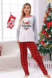 Plaid Kerst Matching Familie Print Pyjama