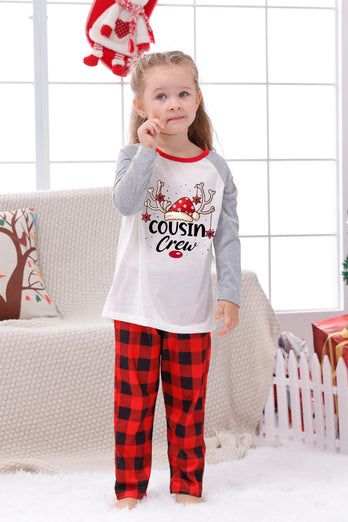 Plaid Kerst Matching Familie Print Pyjama