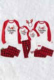 Plaid Kerst Matching Familie Print Pyjama