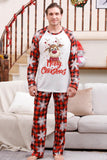 Kerst Red Print Familie Pyjama Sets