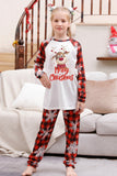 Kerst Red Print Familie Pyjama Sets