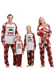 Kerst Red Print Familie Pyjama Sets