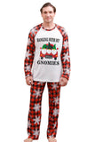 Kerst Red Print Familie Pyjama Sets