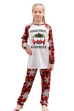 Kerst Red Print Familie Pyjama Sets