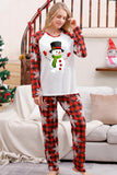 Kerst Red Print Familie Pyjama Sets