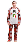 Kerst Red Print Familie Pyjama Sets