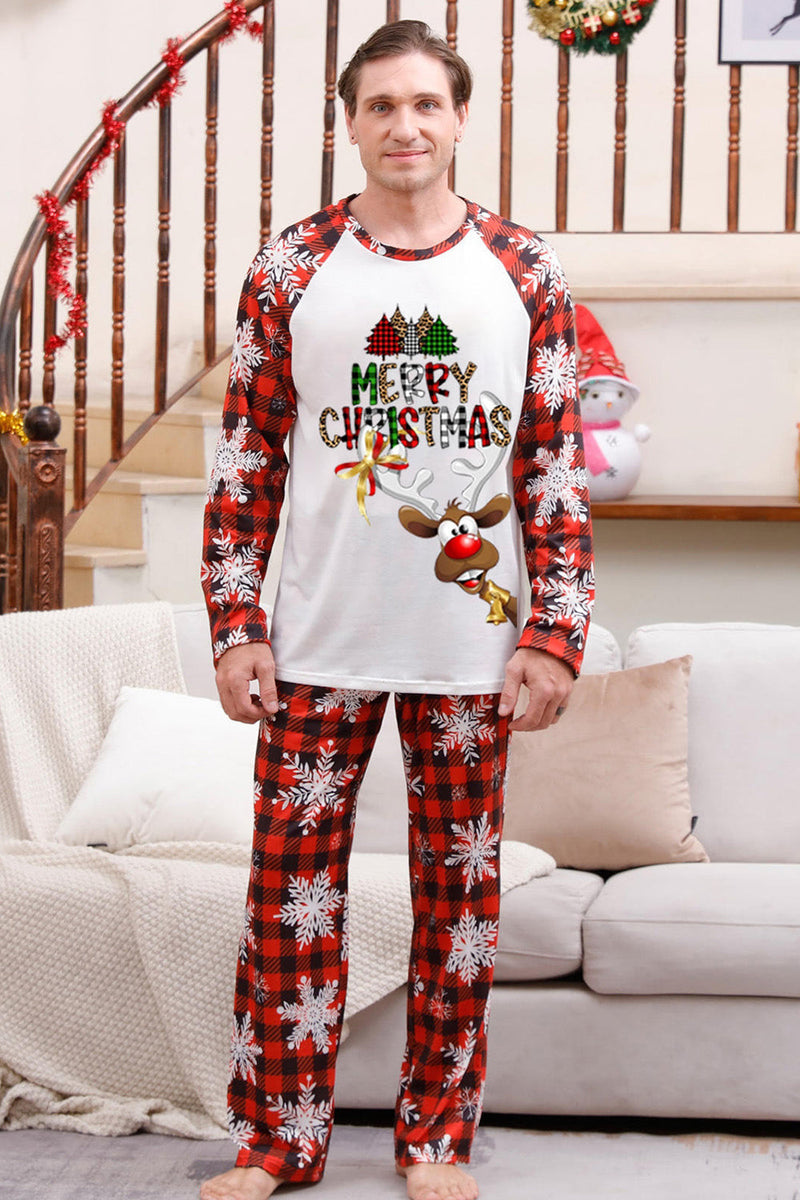 Afbeelding in Gallery-weergave laden, Kerst Red Print Familie Pyjama Sets