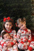 Afbeelding in Gallery-weergave laden, Red Deer Patroon Kerst Familie Bijpassende Pyjama Set
