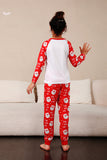 Red Deer Print Familie Kerst Pyjama