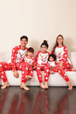 Red Deer Print Familie Kerst Pyjama