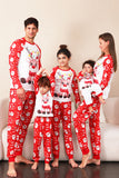 Red Deer Print Familie Kerst Pyjama