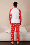 Red Deer Print Familie Kerst Pyjama