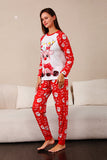 Red Deer Print Familie Kerst Pyjama