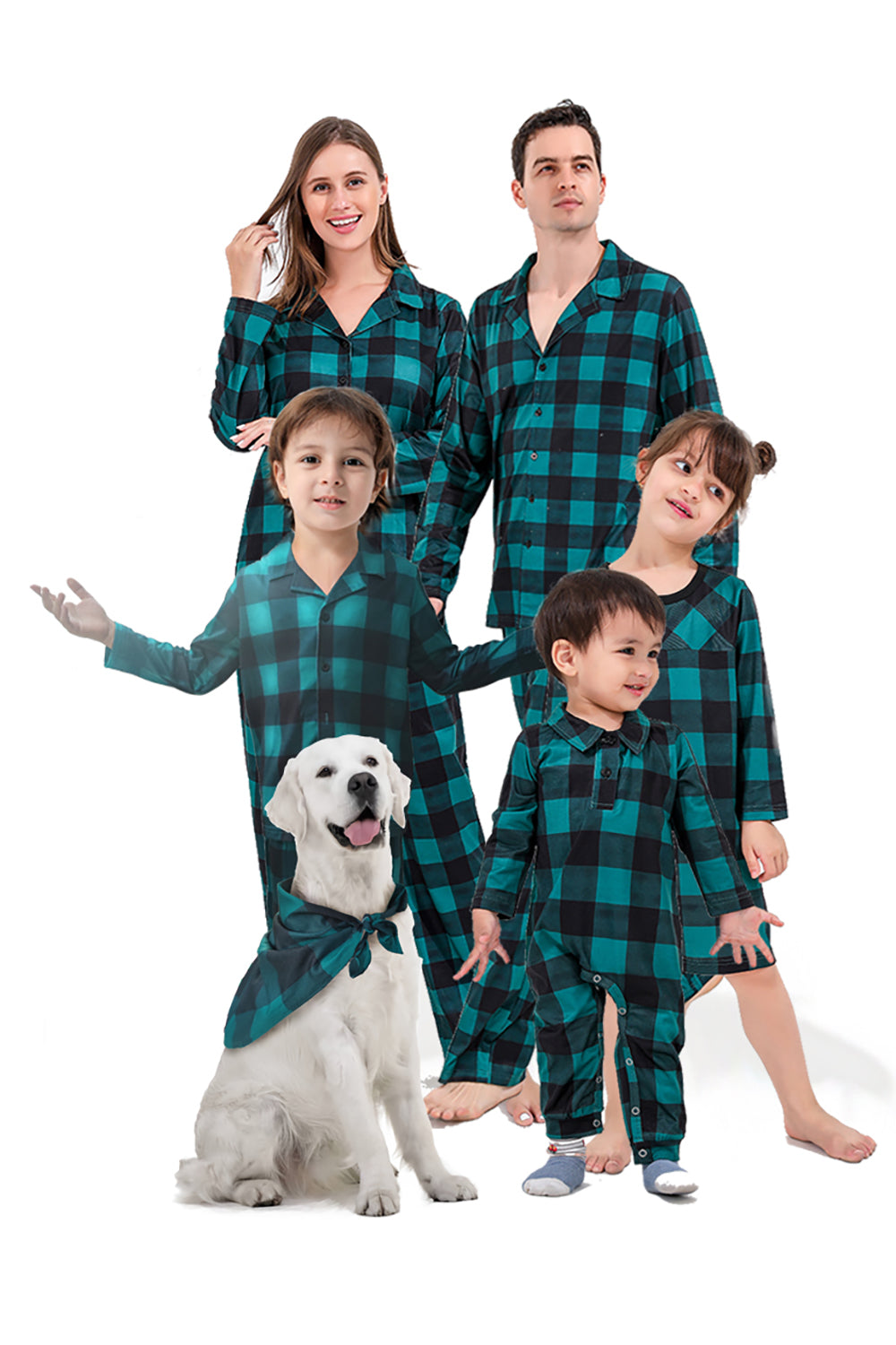 Kerst Pyjama Familie Set Lange Mouwen - Zacht Katoen, Matching Christmas Outfits Voor Dames, Heren, Kinderen