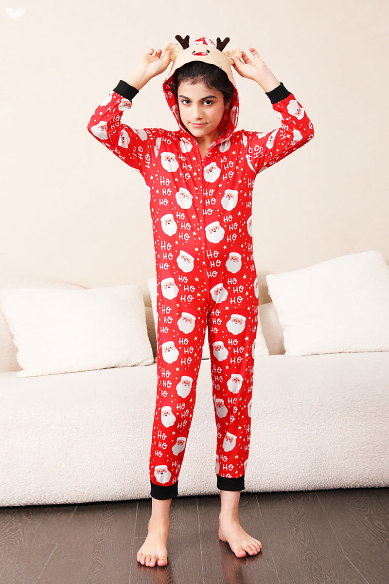 Afbeelding in Gallery-weergave laden, Familie Rode Kerst Claus Print Pyjama