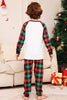 Afbeelding in Gallery-weergave laden, Groene en Rode Grid Herten Kerst Familie Bijpassende Pyjama Set