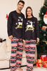 Afbeelding in Gallery-weergave laden, Kerst Black Deer en Snowflake Family Matching Pyjama Set