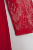 Afbeelding in Gallery-weergave laden, Rode kanten jurken en lange mouwen T-shirt familie bijpassende outfits