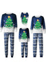 Afbeelding in Gallery-weergave laden, Kerst familie bijpassende pyjama set blauwe kerstboom print pyjama