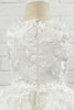 Afbeelding in Gallery-weergave laden, Witte Applique Mouwloze Bloem Meisje Jurk