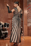 Zeemeermin Pailletten Gatsby 1920s Flapper Jurk