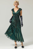 Zeemeermin Pailletten Gatsby 1920s Flapper Jurk