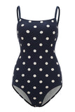 Zwarte Zomer Polka Dots Badpak