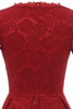 Afbeelding in Gallery-weergave laden, Blush korte mouwen kant jurk