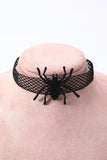 Zwarte Halloween Spider Choker