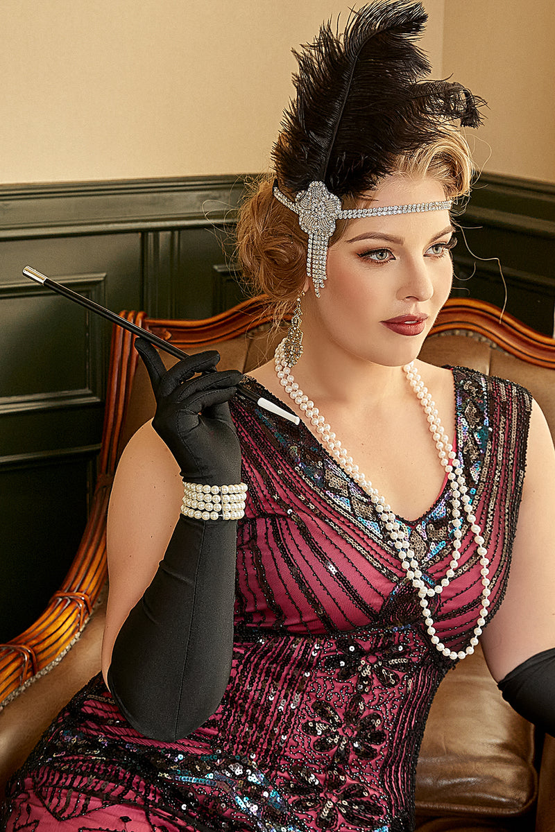 Afbeelding in Gallery-weergave laden, Jaren 1920 accessoires Gatsby kostuum accessoires set