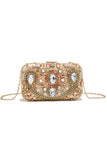 Party geborduurde clutch met kralen