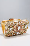 Party geborduurde clutch met kralen