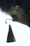 Jaren 1920 Feather Lace Fan