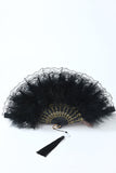 Jaren 1920 Feather Lace Fan